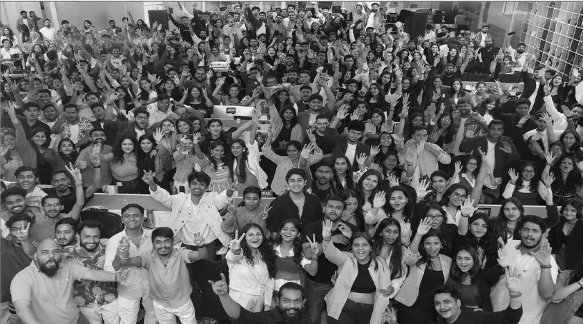 The White Rivers Media team together in Mumbai