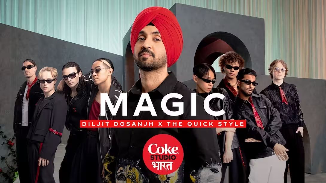Diljit Dosanjh in The Quick Style collaboration for Coke Studio Bharat