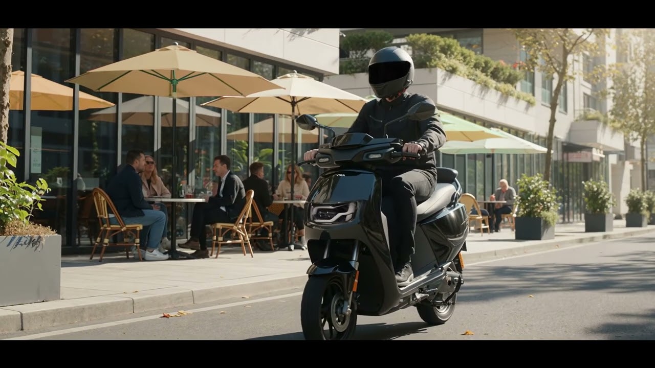 Hero Vida VX2 launch film — rider on the VX2 scooter